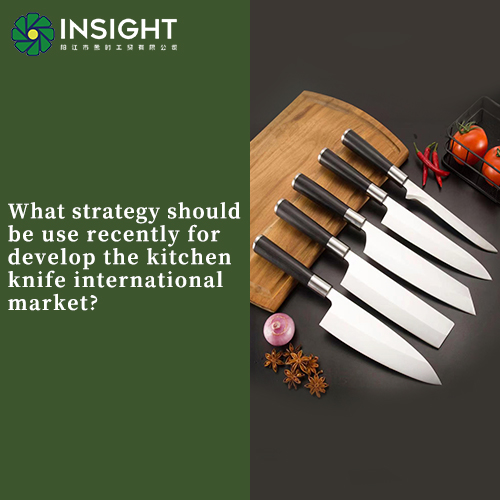 Kitchen Knife International Market을 개발하기 위해 최근에 어떤 전략을 사용해야합니까?