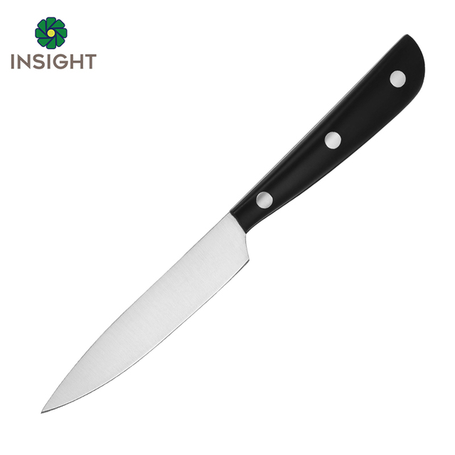 Couteau utilitaire noir de 5 pouces