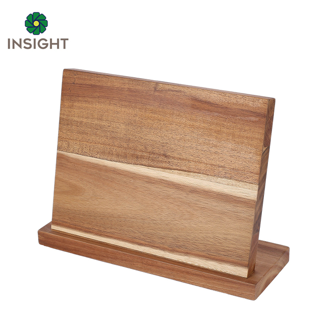 Support de couteau magnétique en bois pliant
