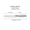 V inch utilitas cultro cum CDXXX manubrio