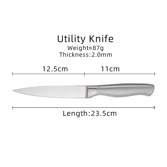 Poignée creuse de couteau utilitaire