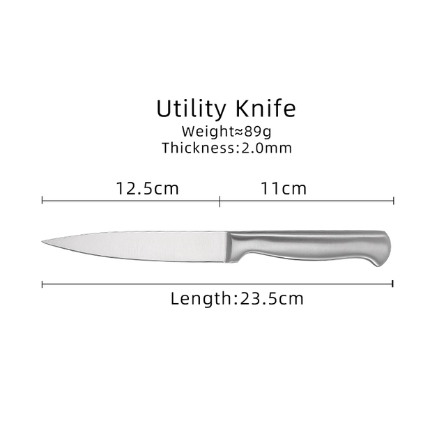 3CR13 Couteau utilitaire en acier inoxydable