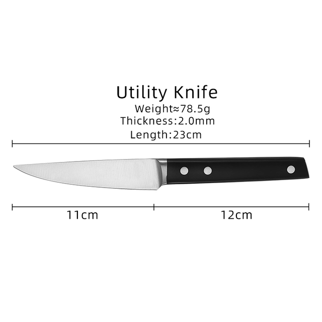 Couteau utilitaire précis de 5 pouces
