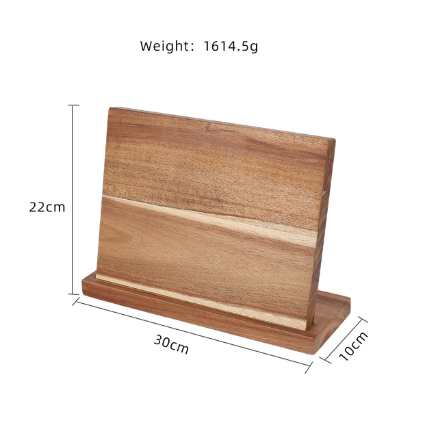 Support de couteau magnétique en bois pliant