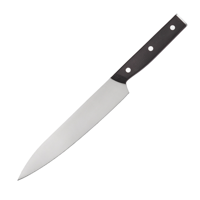 Buoni set di coltelli utili con manico in legno pakka