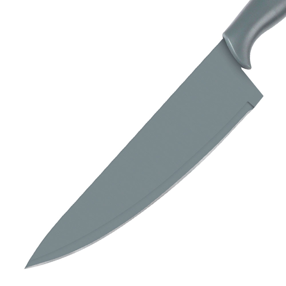 Ensemble de couteaux de chef gris