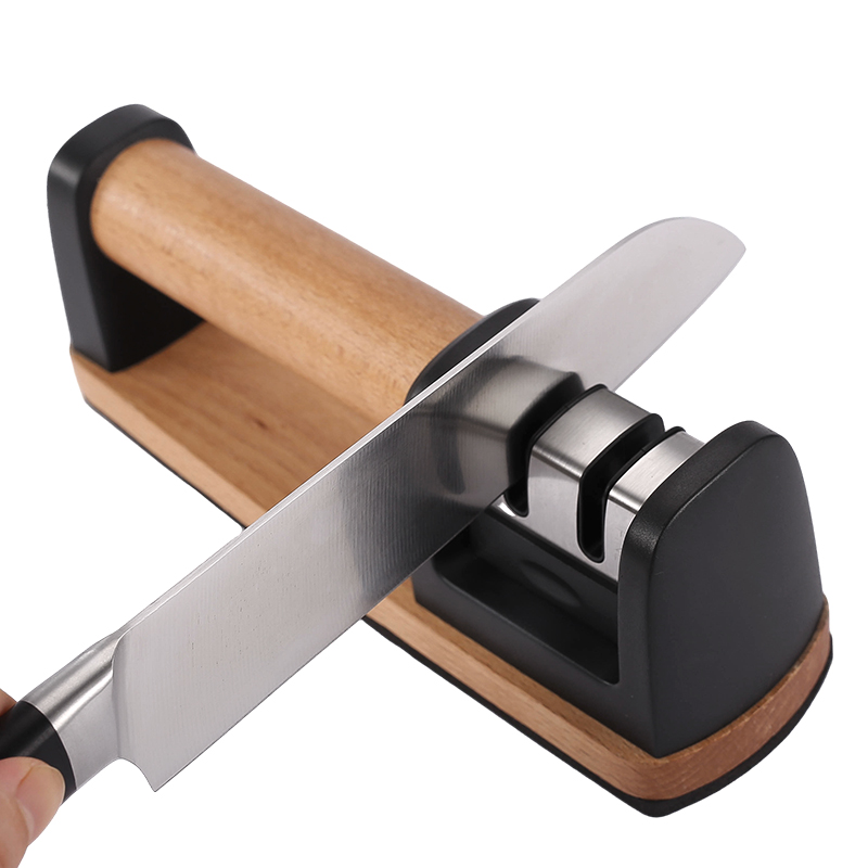 Messerschärfer für gerade und gezackte Messer