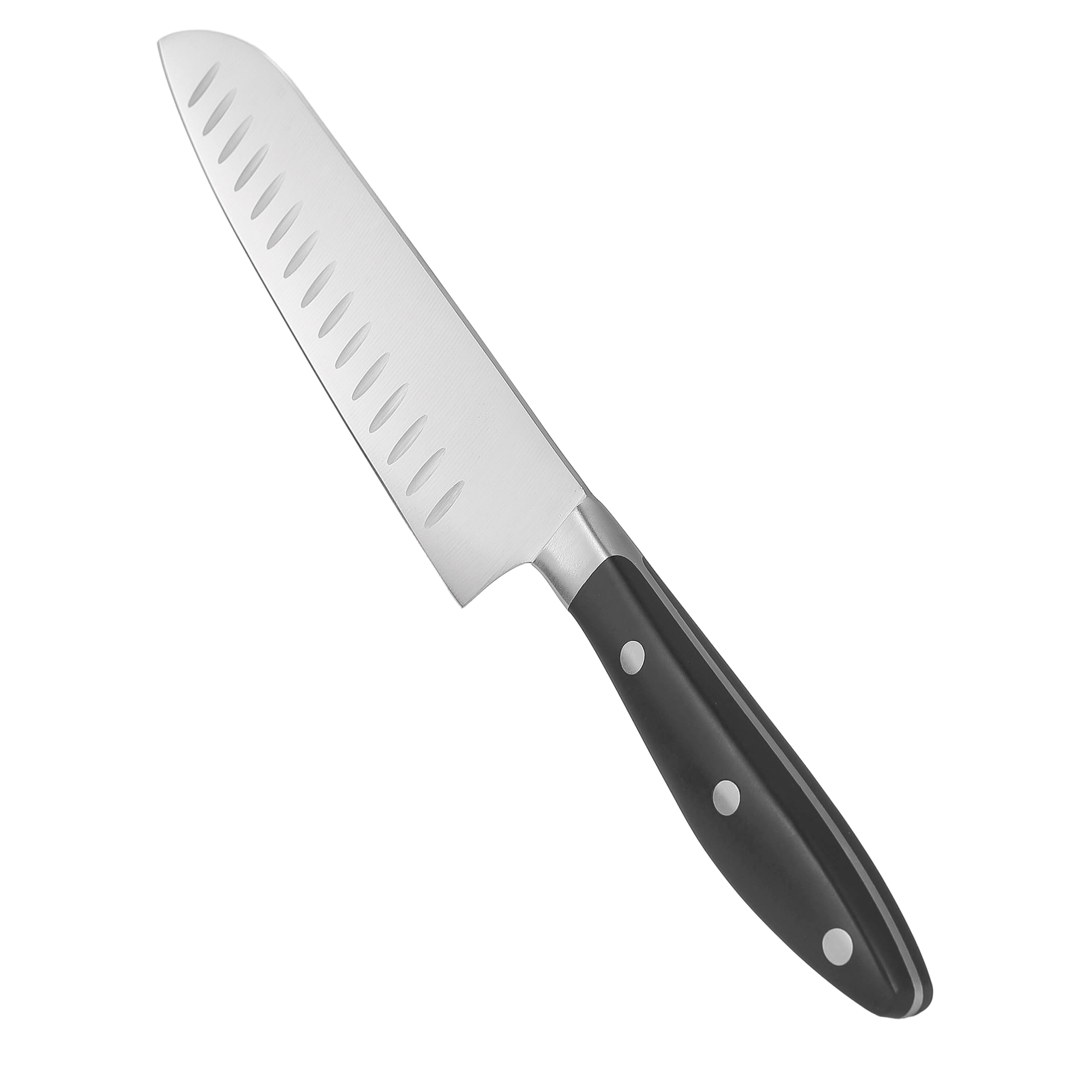 Cuchillo de santoku de acero inoxidable de 7 pulgadas