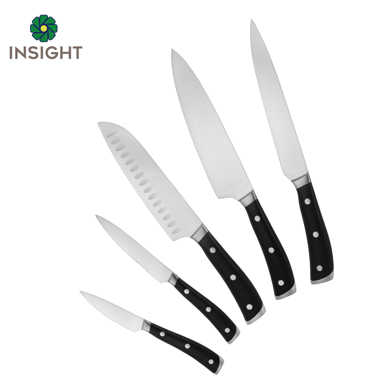 Ensemble de couteaux de cuisine à double tête en acier