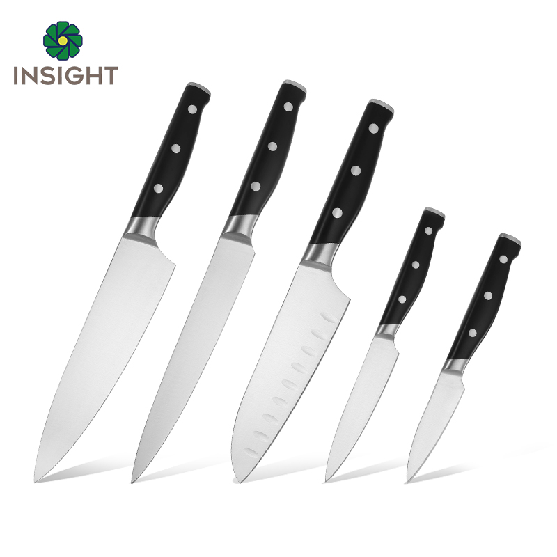 ABS 핸들이있는 3CR13 나이프 세트