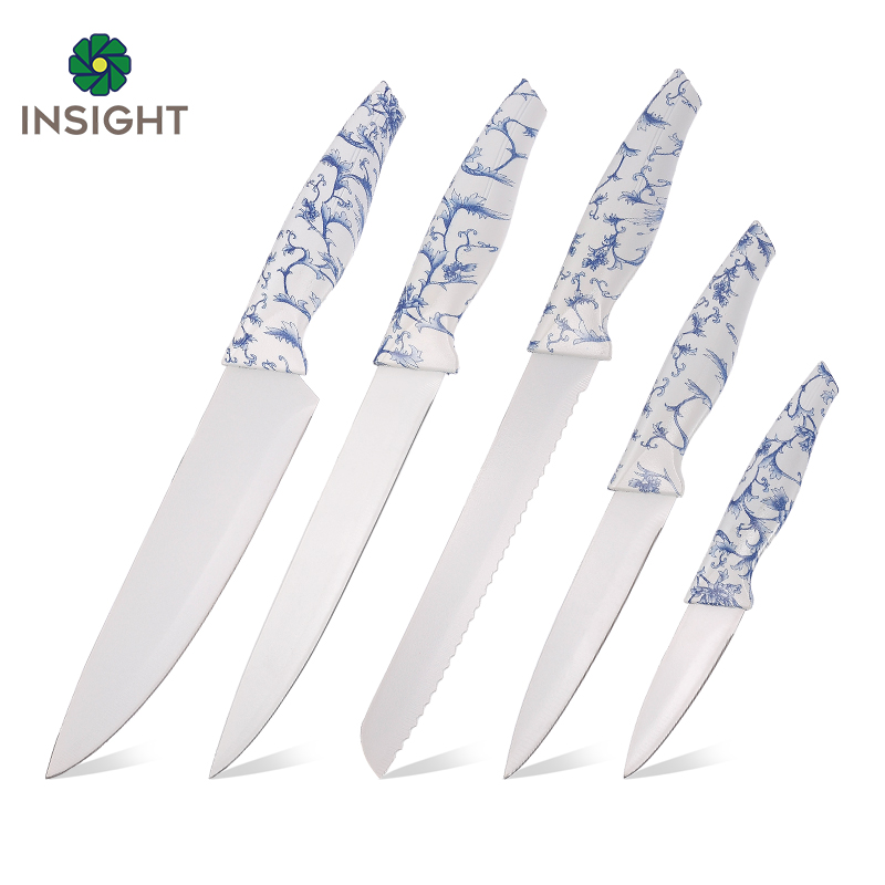 Ensemble de couteaux de cuisine de 5pcs