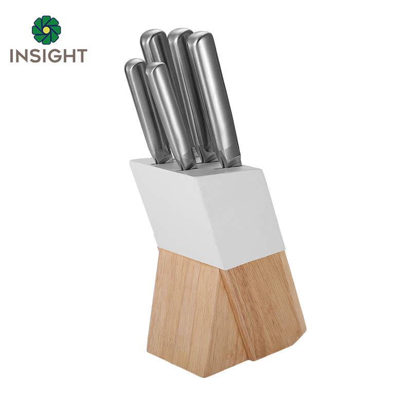 Bloc de couteaux de cuisine durable 