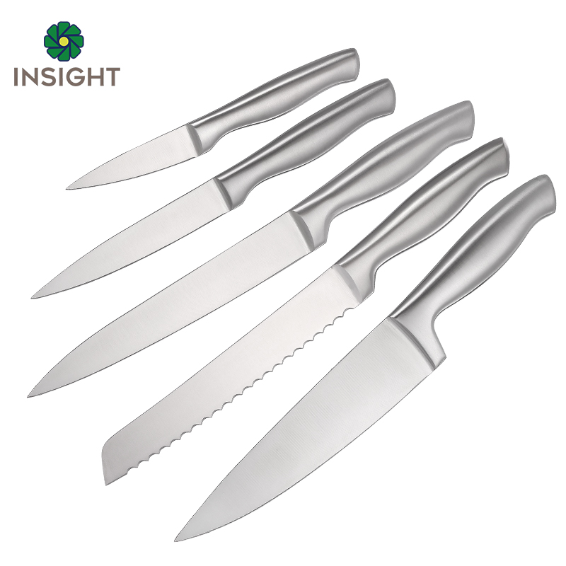 Ensemble de couteaux de chef de cuisine à manche creuse