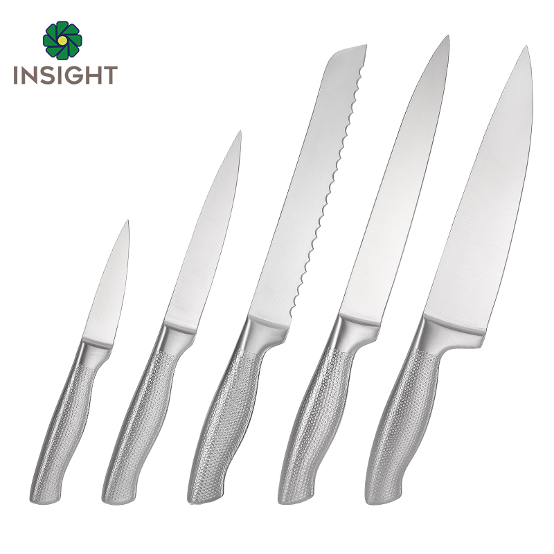 Ensemble de couteaux de cuisine personnalisé de 5 pièces