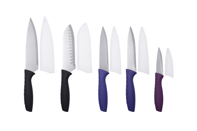 Set di coltelli da chef in acciaio inossidabile premium